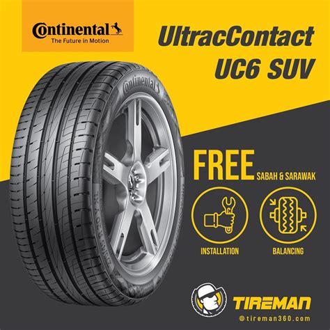 tayar continental|UltraContact UC6 .